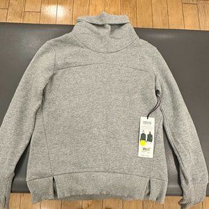 NWT Alo Haze Long Sleeve Top in size XS, color Grey Heather